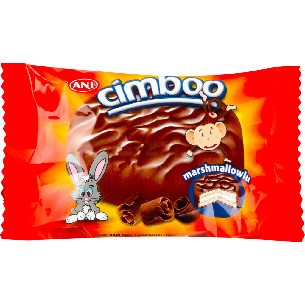Печиво Ani Cimboo з маршмелоу в какао глазурі, 35г (8691720006315)