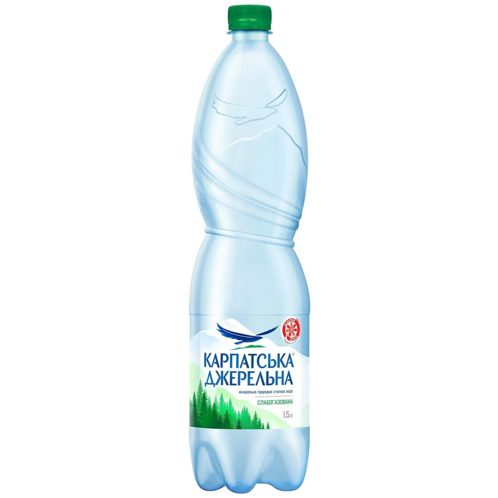 Вода минеральная Карпатська Джерельна сл/газ, 1,5л (4820051240103)