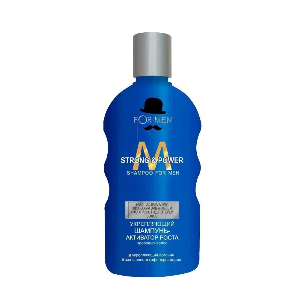 Шампунь For Men Strong&Power активатор роста, 200мл (4823080004395)