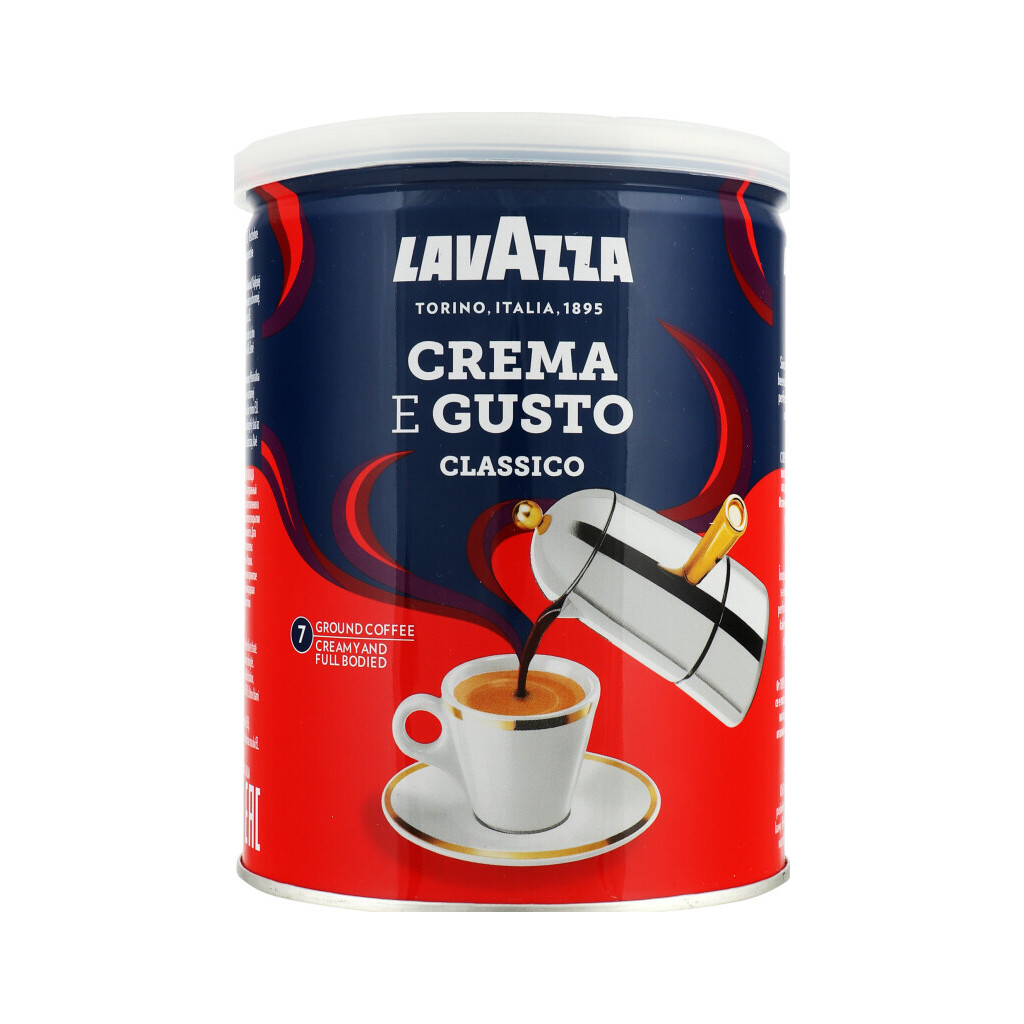 Кава мелена Lavazza Crema e gusto з/б, 250г (8000070038820)