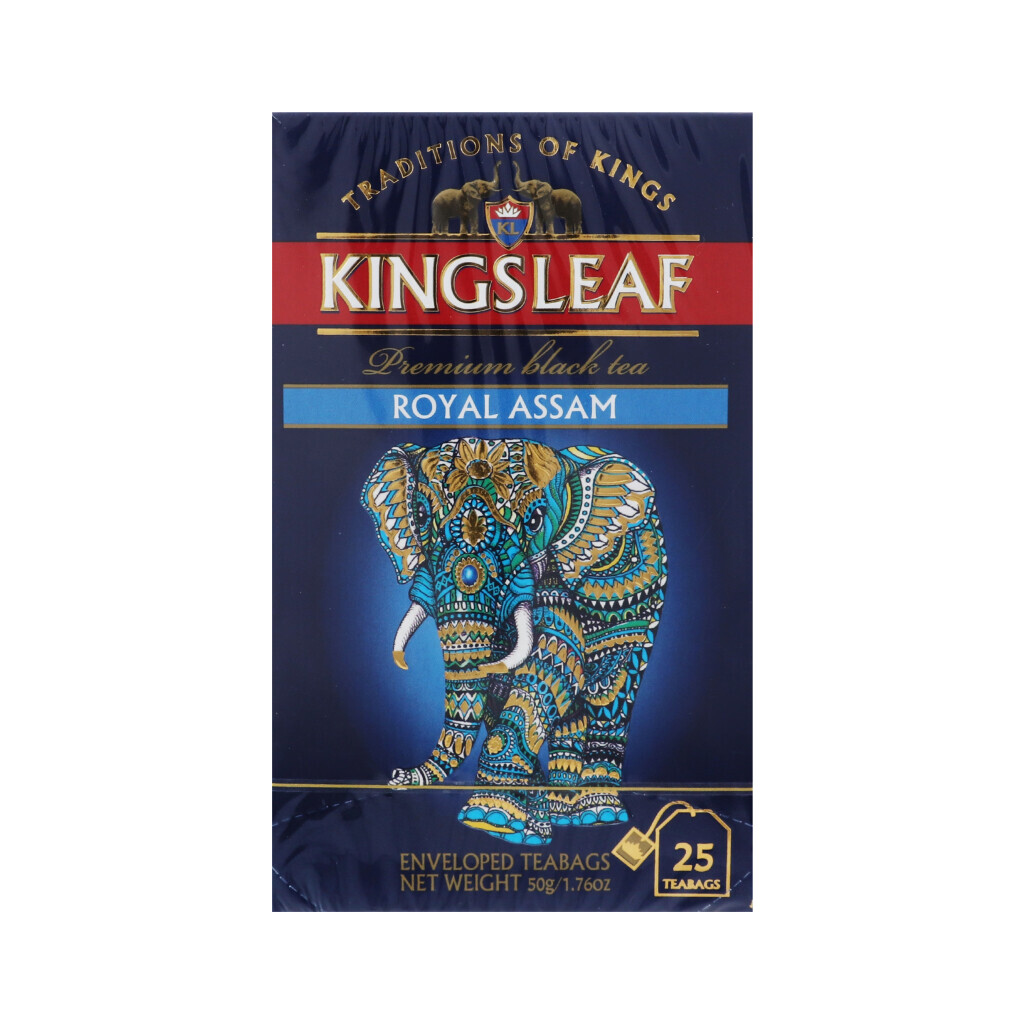 Чай черный Kingsleaf Royal assam, 25*2г (4792252942561)