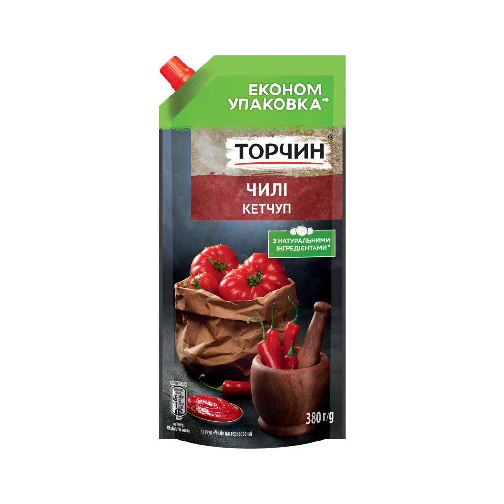 Кетчуп Торчин чілі, 380г (4820001316308)
