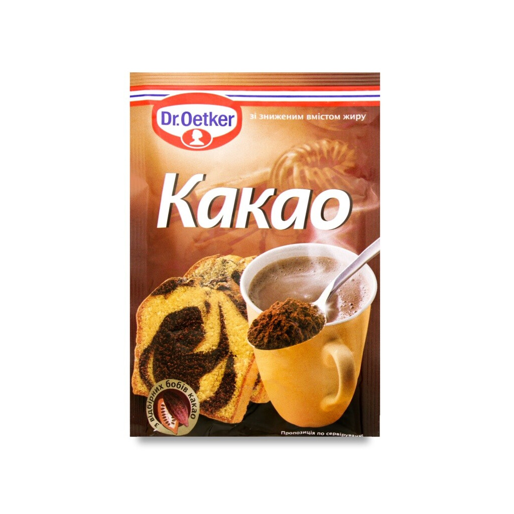 Какао-порошок Dr.Oetker, 50г (5941132006254)