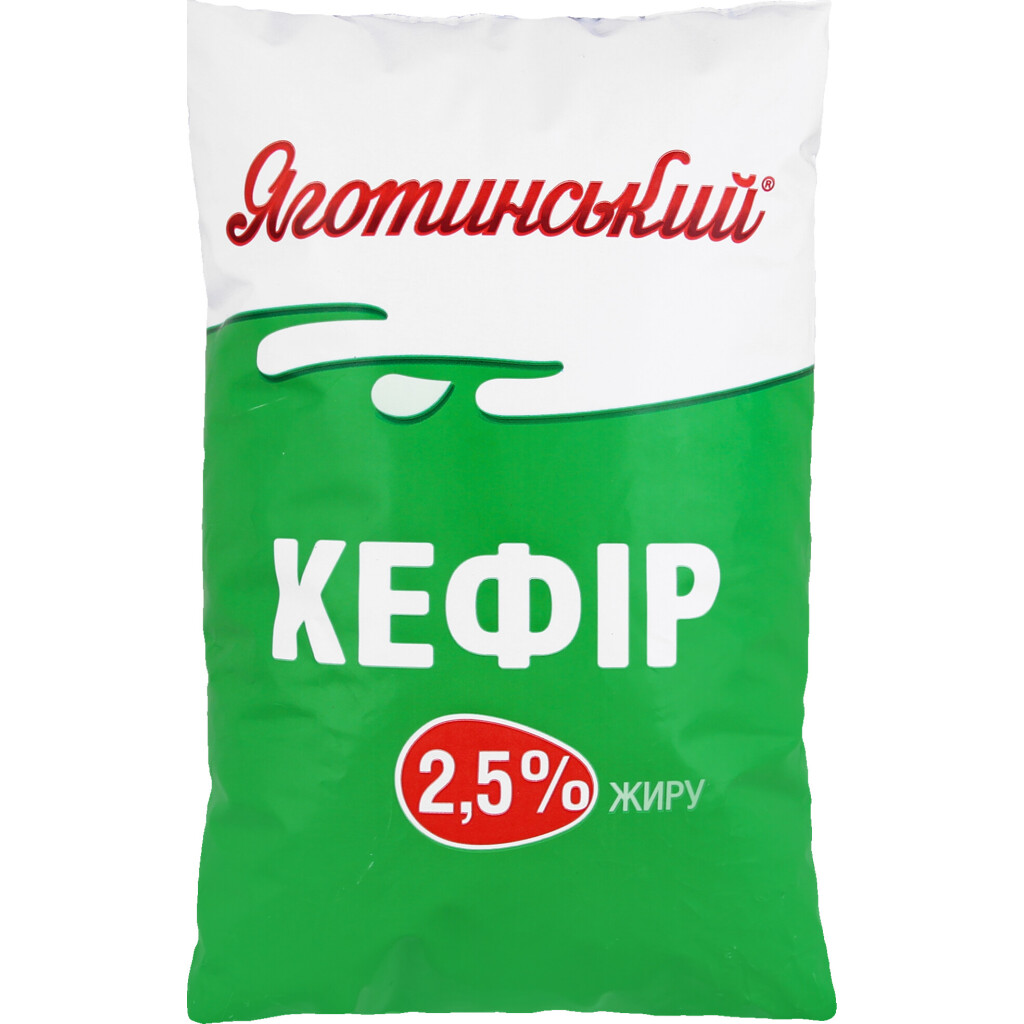 Кефир Яготинський  2,5% п/э, 900г (4823005205111)