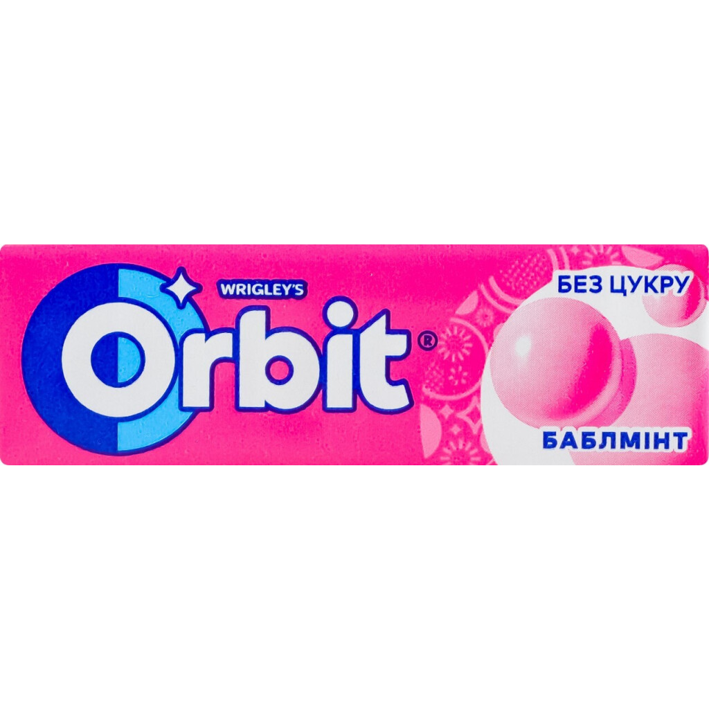 Жувальна гумка Orbit Bubblemint, 14г (42247371)