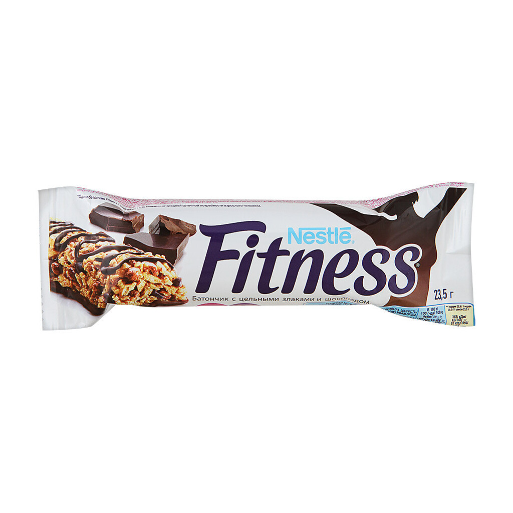 Батончик Nestle Fitness c цельными злаками и шоколадом, 23,5г (5900020023308)