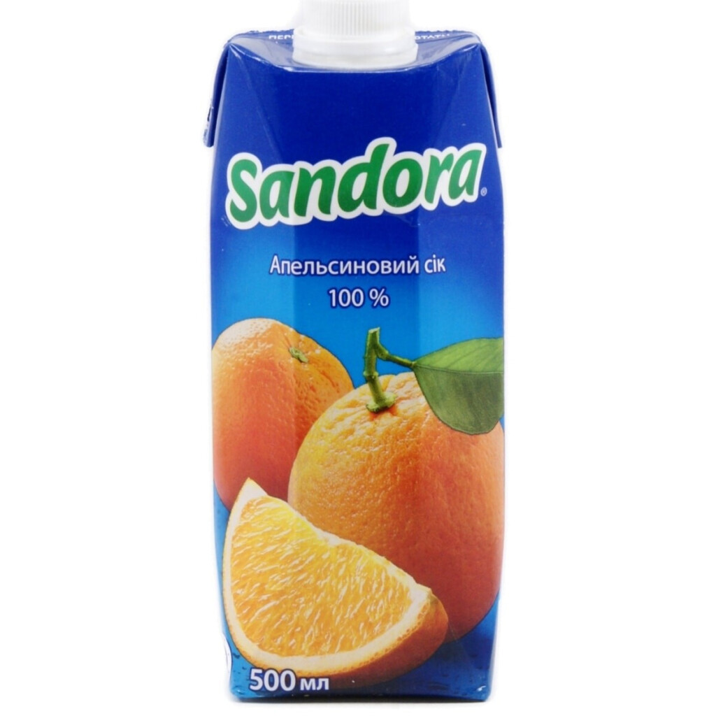Сок Sandora апельсиновый, 0,5л (4820001448511)