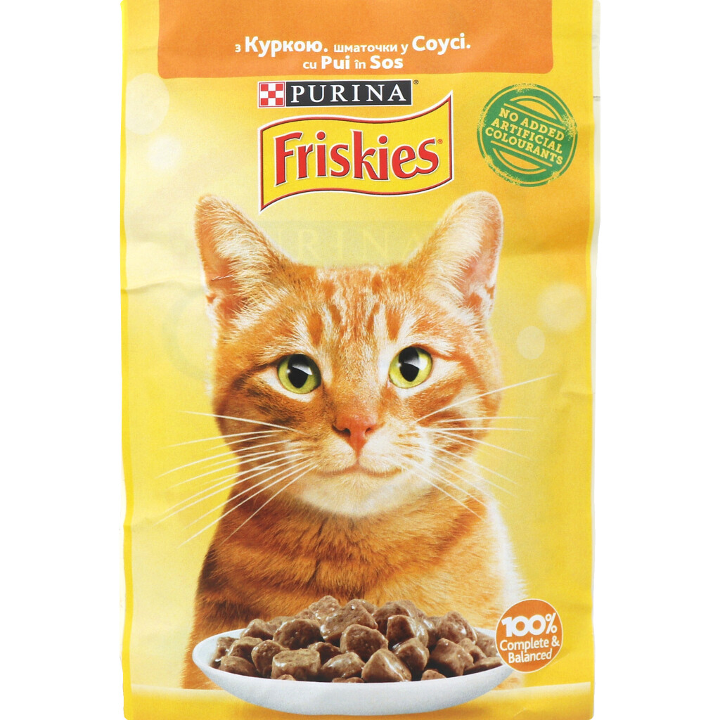 Корм для котов Friskies с курицей в соусе, 85г (7613036965262)