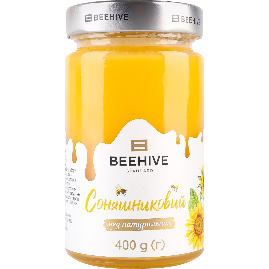 Мед Beehive соняшниковий, 400г (4820208360111)