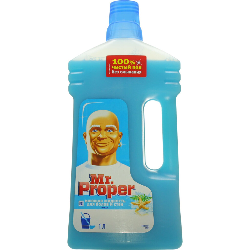 Средство для пола и стен Mr. Proper Океан, 1л (4084500644847)