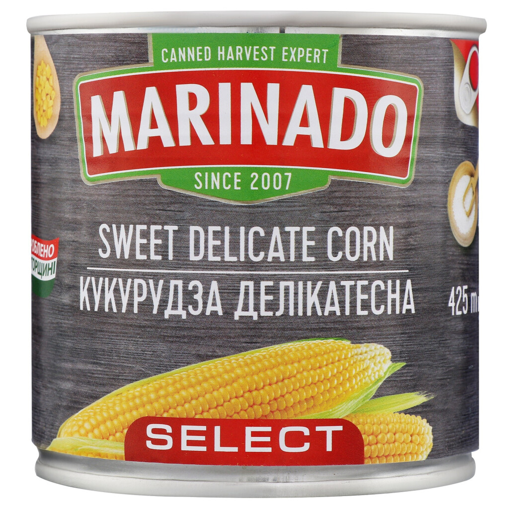 Кукуруза Маринадо Select деликатесная, 340г (4820078570665)