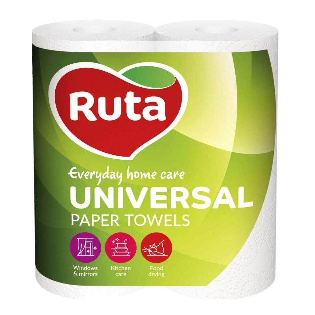Полотенца бумажные Ruta Universal, 2шт/уп (4820023740730)