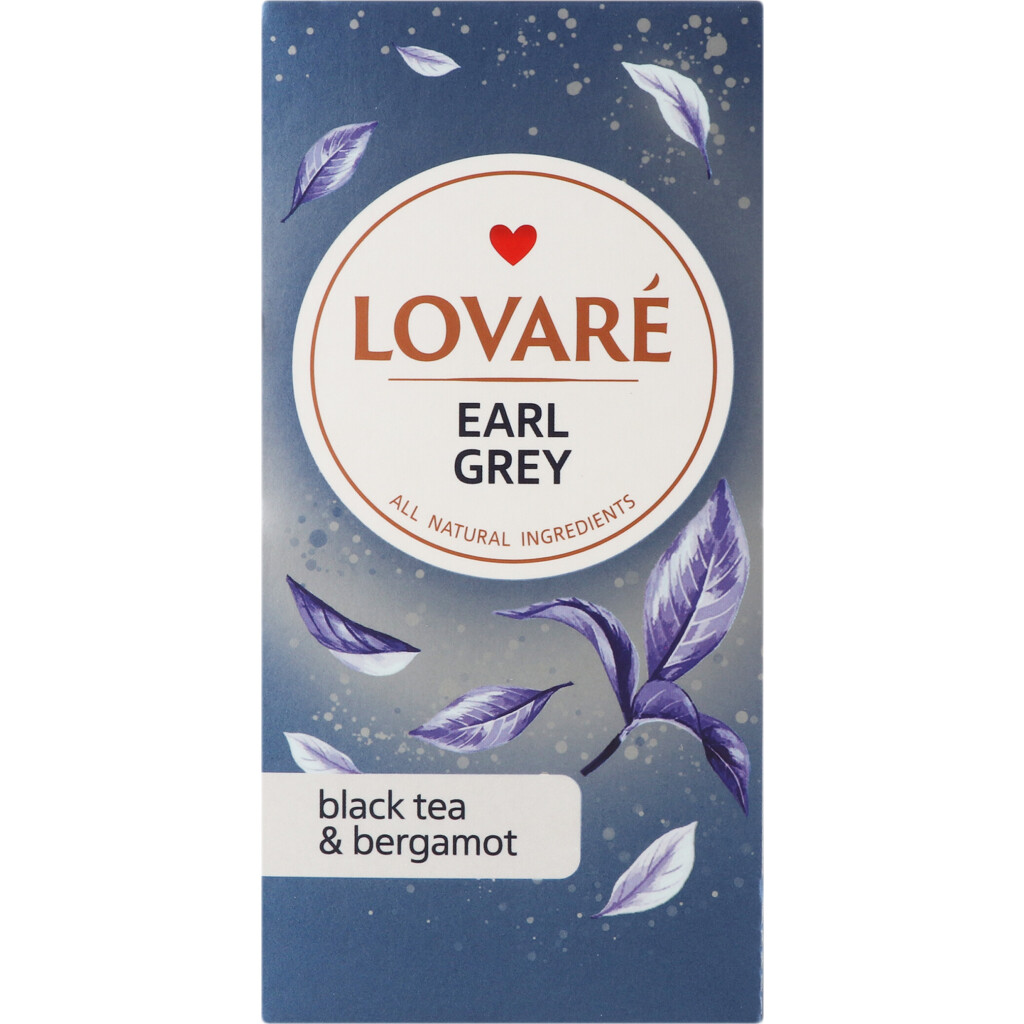 Чай чорний Lovare Earl Grey, 24*2г (4820198874841)