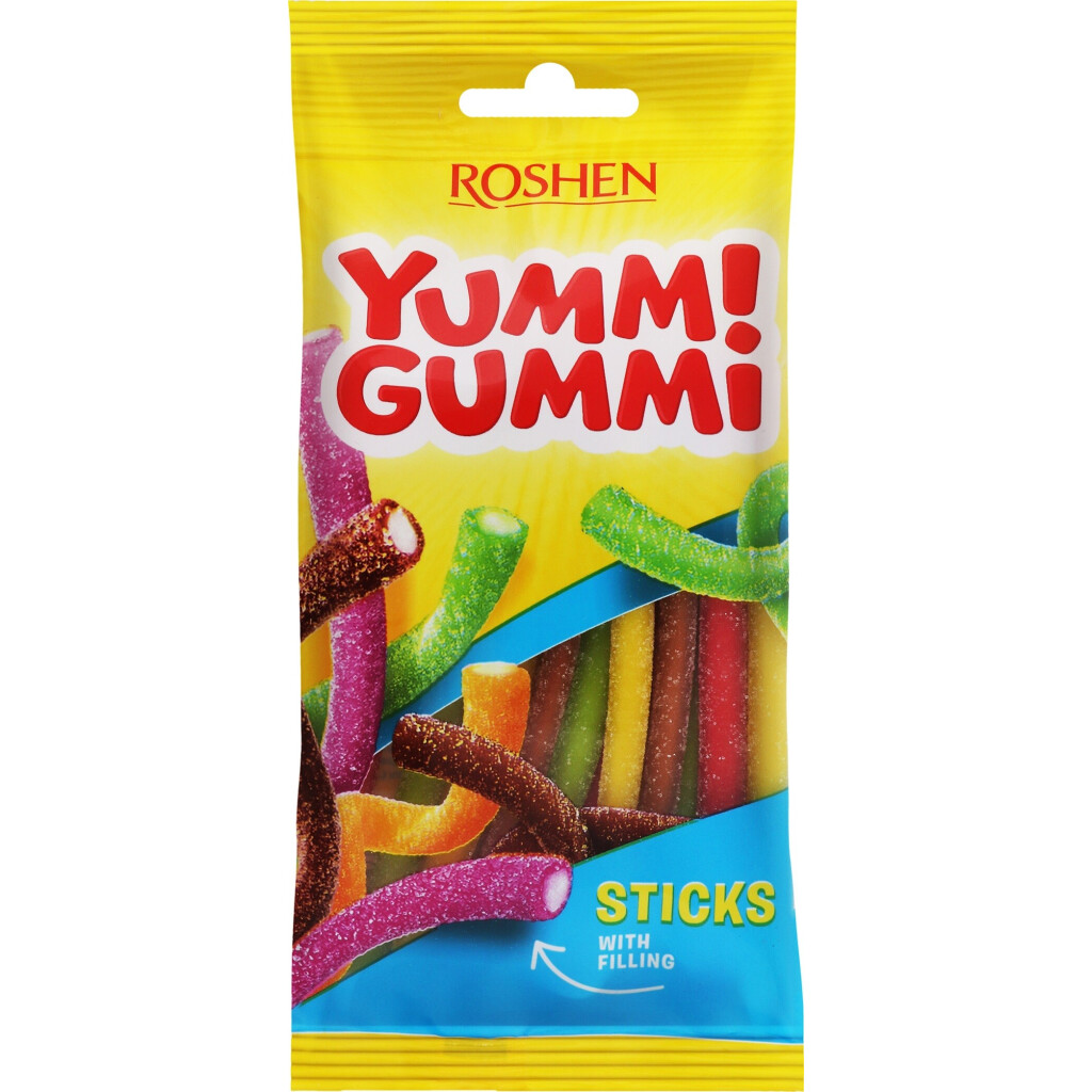 Мармелад Roshen Yummi Gummi Sour Sticks, 70г (4823077636257)