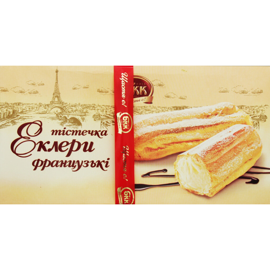Тістечка БКК Еклер Французський, 330г (4820205870170)