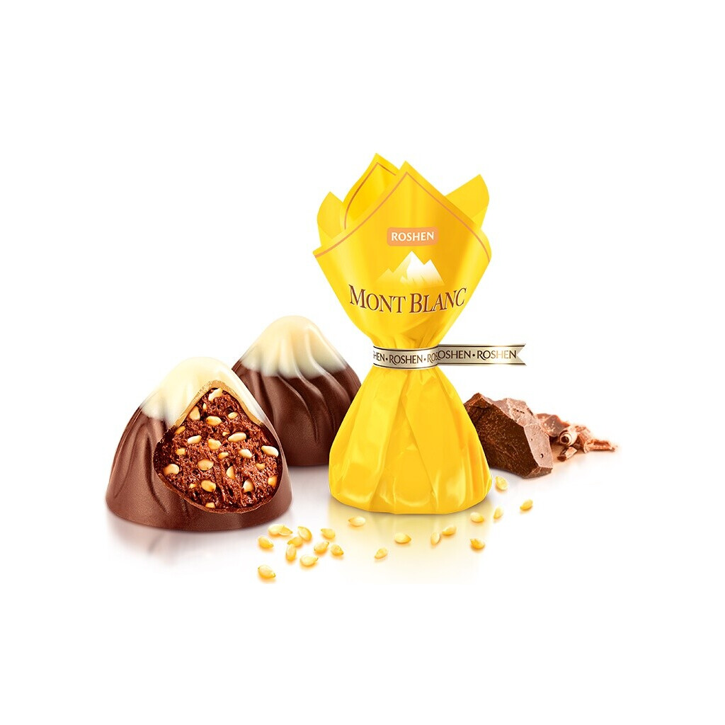 Конфеты Roshen Монблан с сезамом, кг