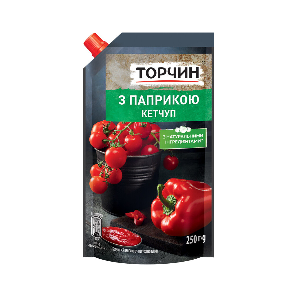 Кетчуп Торчин с паприкой, 250г (4820001316124)