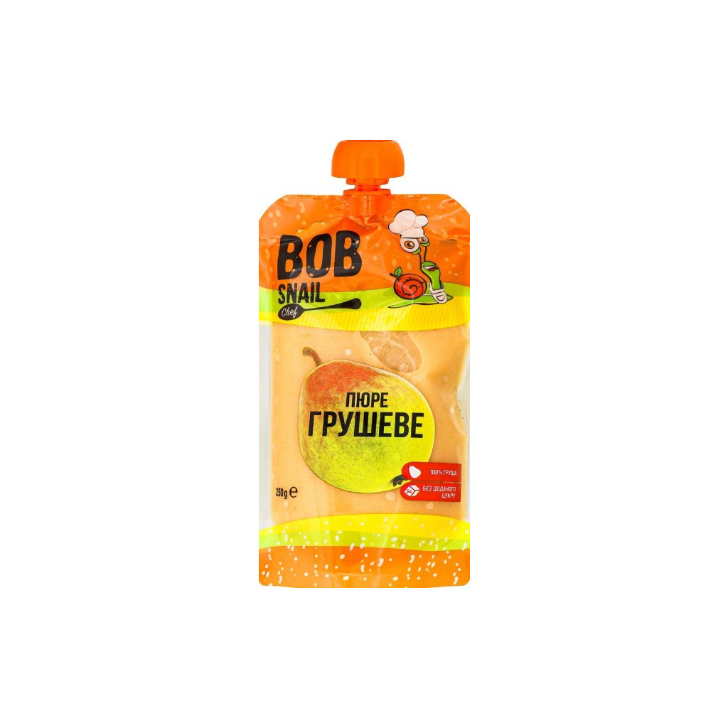 Пюре Bob Snail грушеве, 250г (4820219343950)