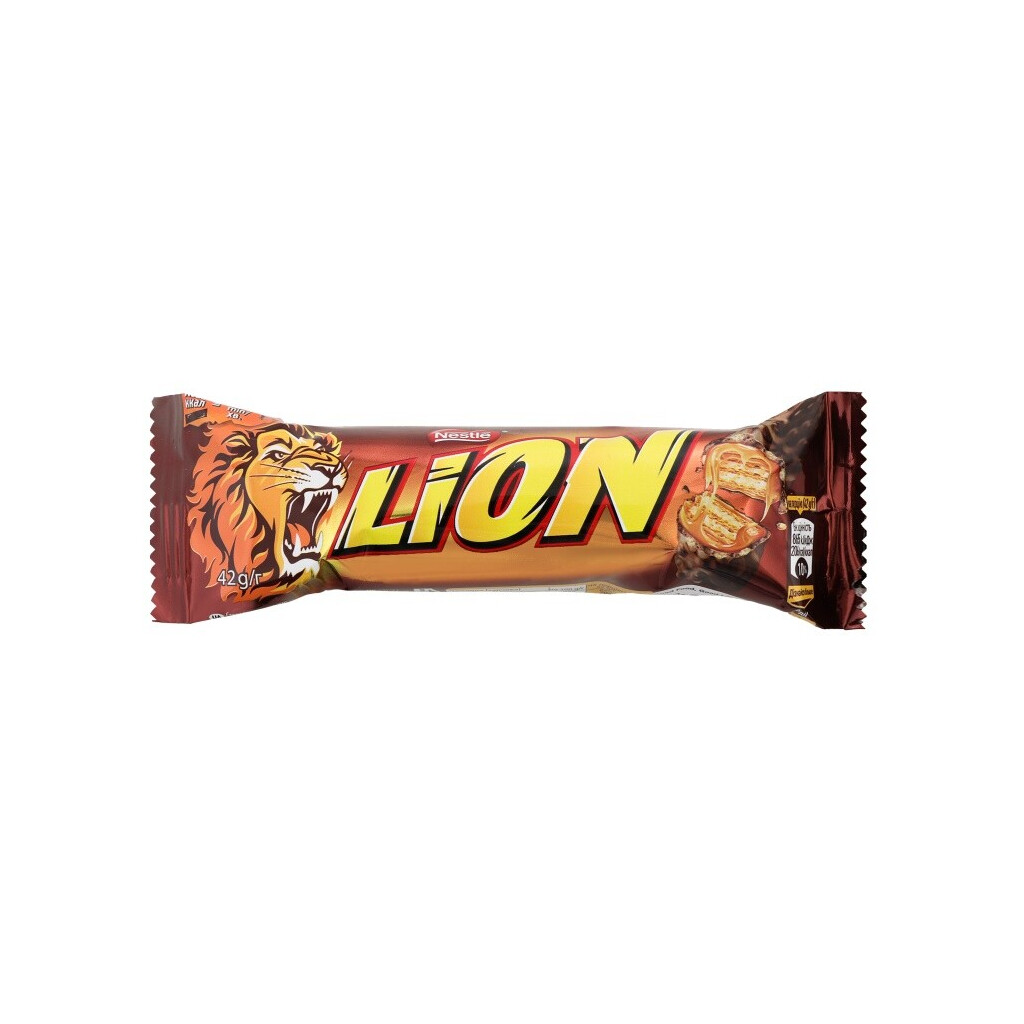 Батончик Lion с карамелью 42г (4823000918719)