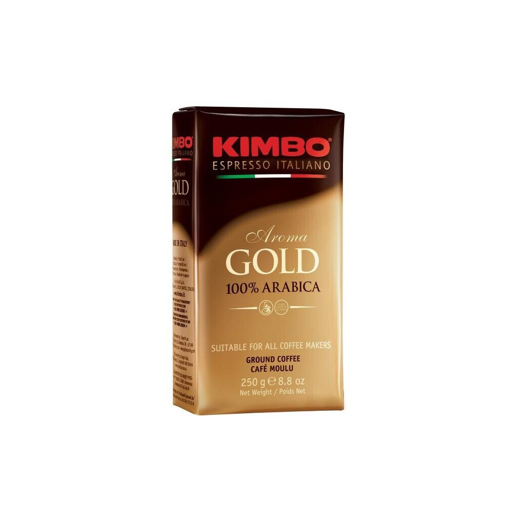 Кофе молотый Kimbo Aroma Gold 100% Arabica вакуум, 250г (8002200102111)