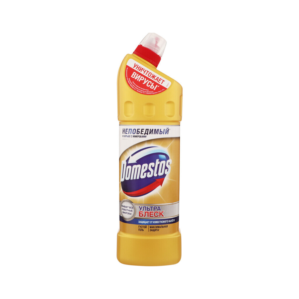 Засіб для чищення унітазу Domestos Ультра блиск, 1000мл (8714100707876)