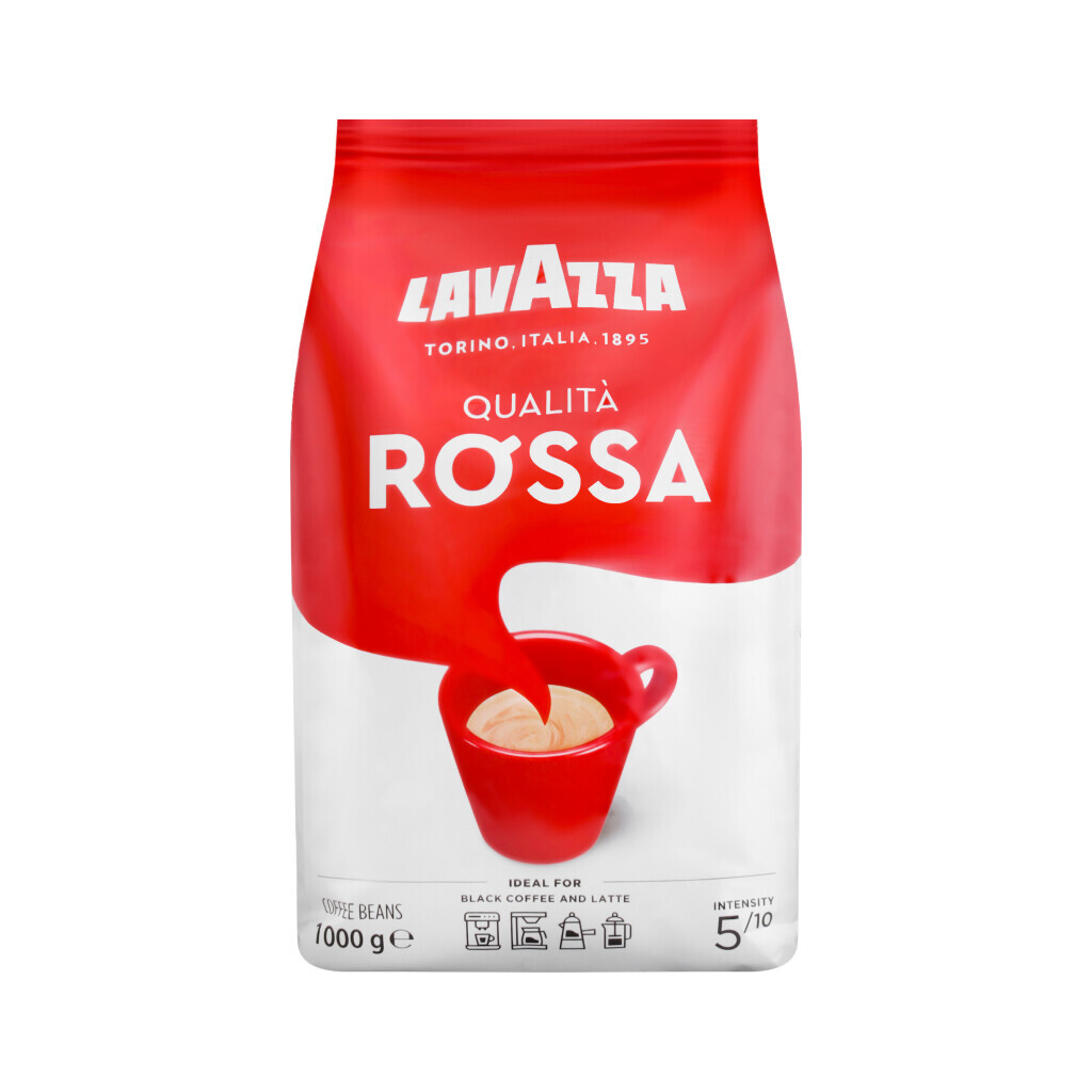 Кава в зернах Lavazza Qualita Rossо, 1кг (8000070035904)