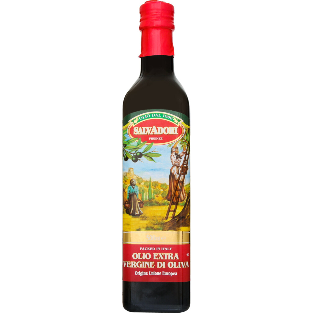 Масло оливковое Salvadori Extra Virgin, 500мл (8008460012023)