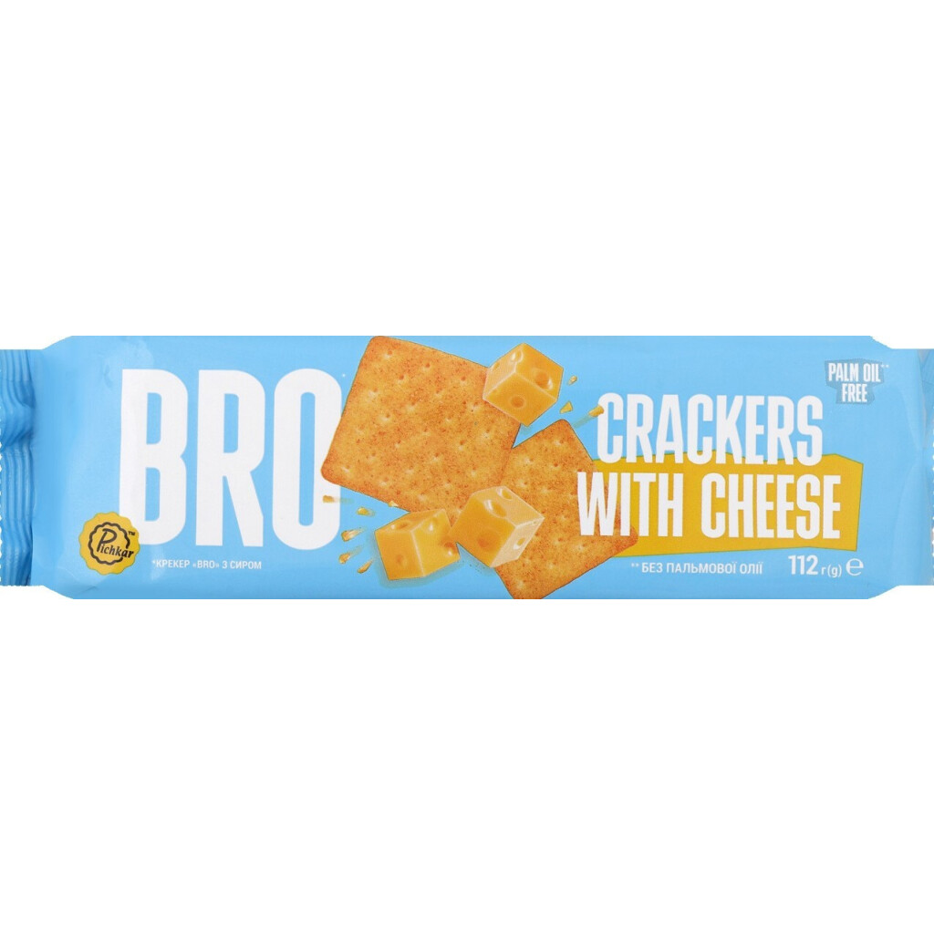 Крекер Pichkar Bro с сыром, 112г (4820108965812)