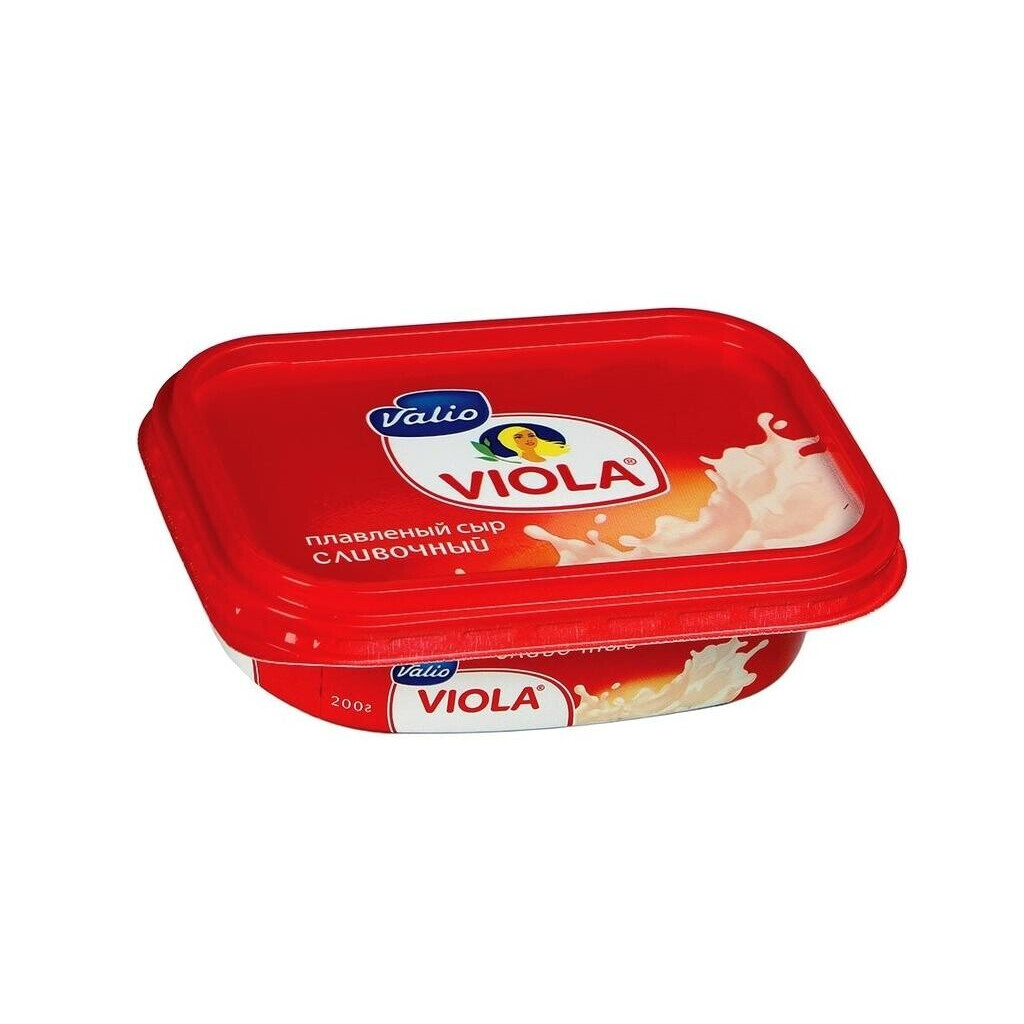Сир плавлений Viola вершковий 60%, 200г (6408432052217)