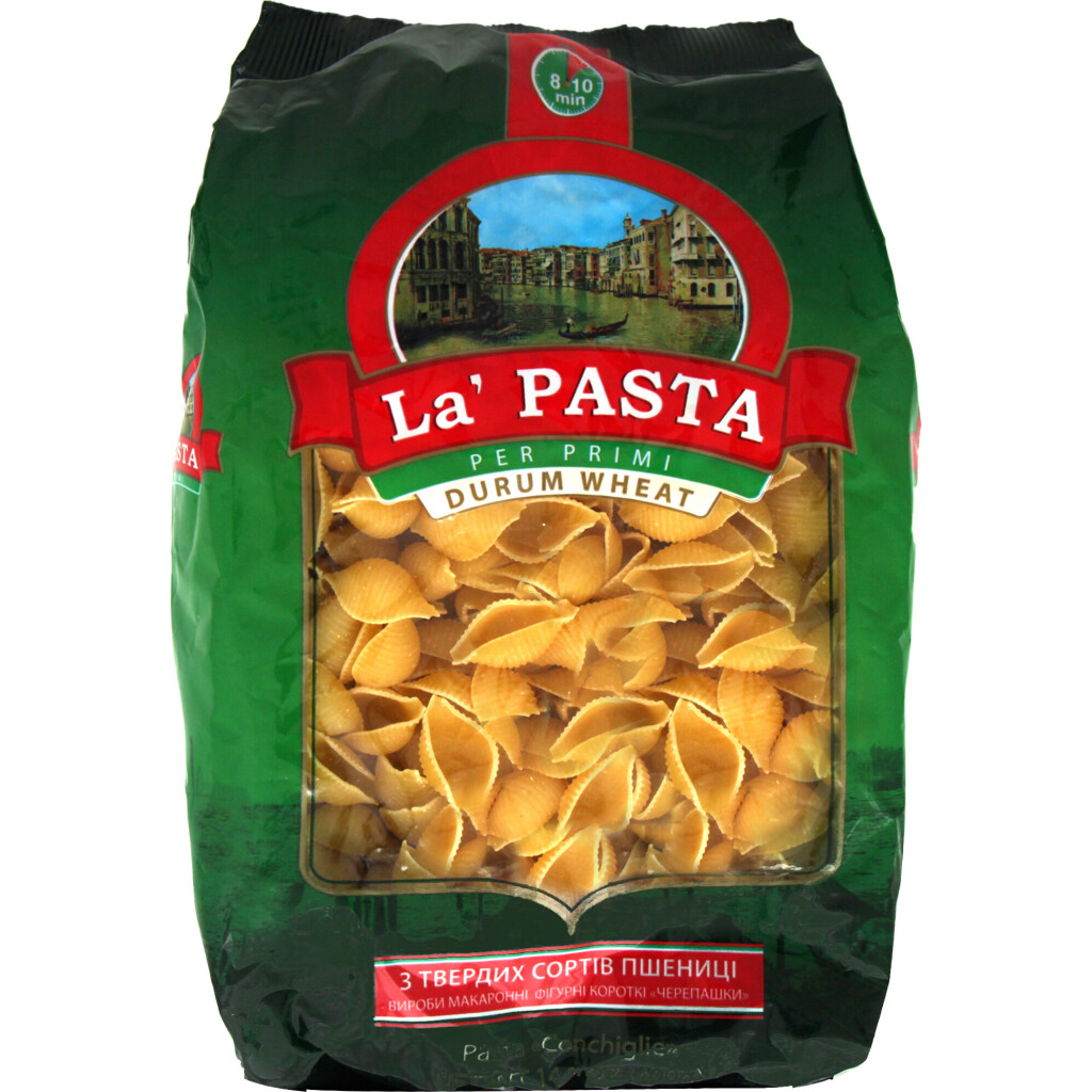Изделия макаронные La Pasta ракушки, 400г (4820101713076)