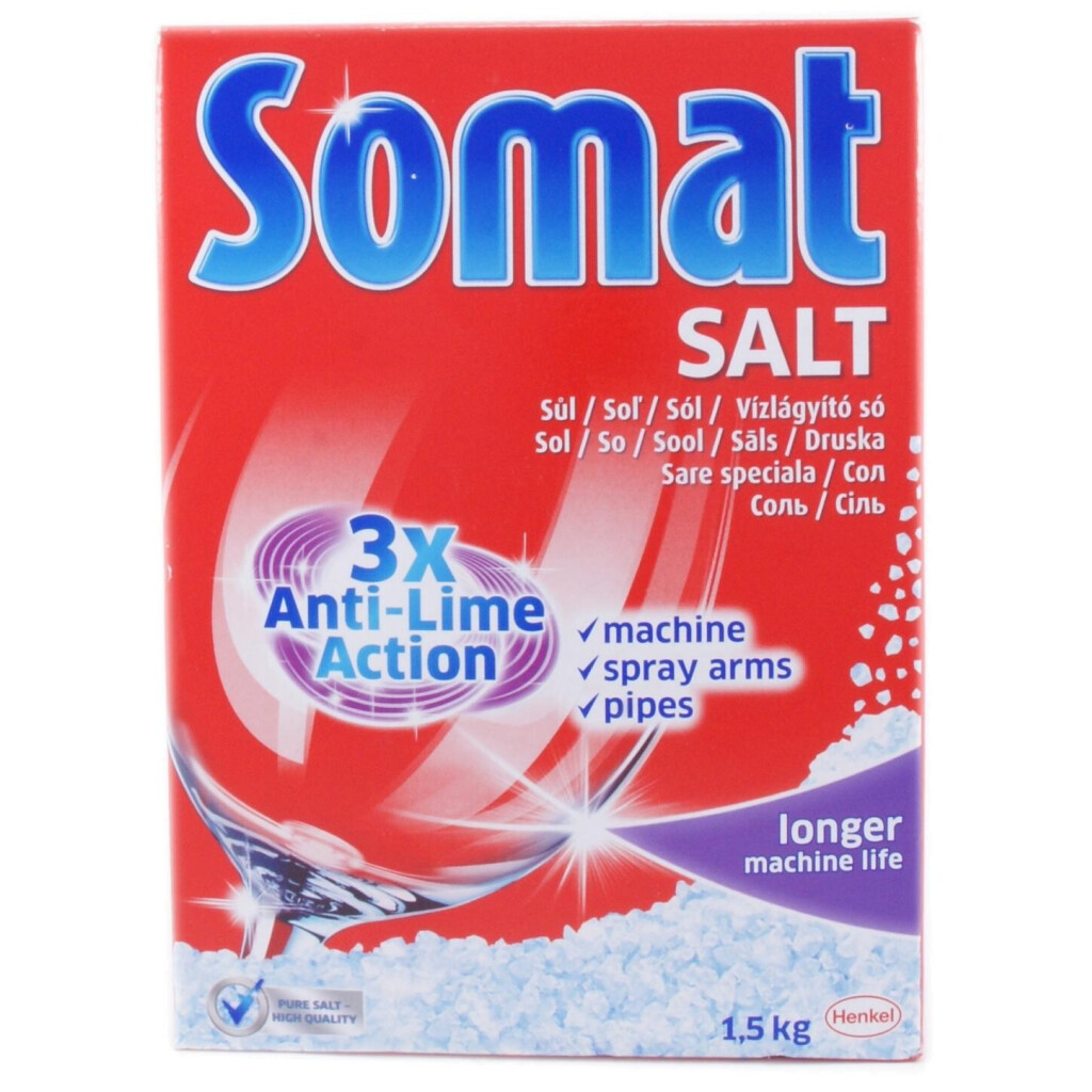 Соль для посудомоечных машин Somat, 1500г (9000100147293)