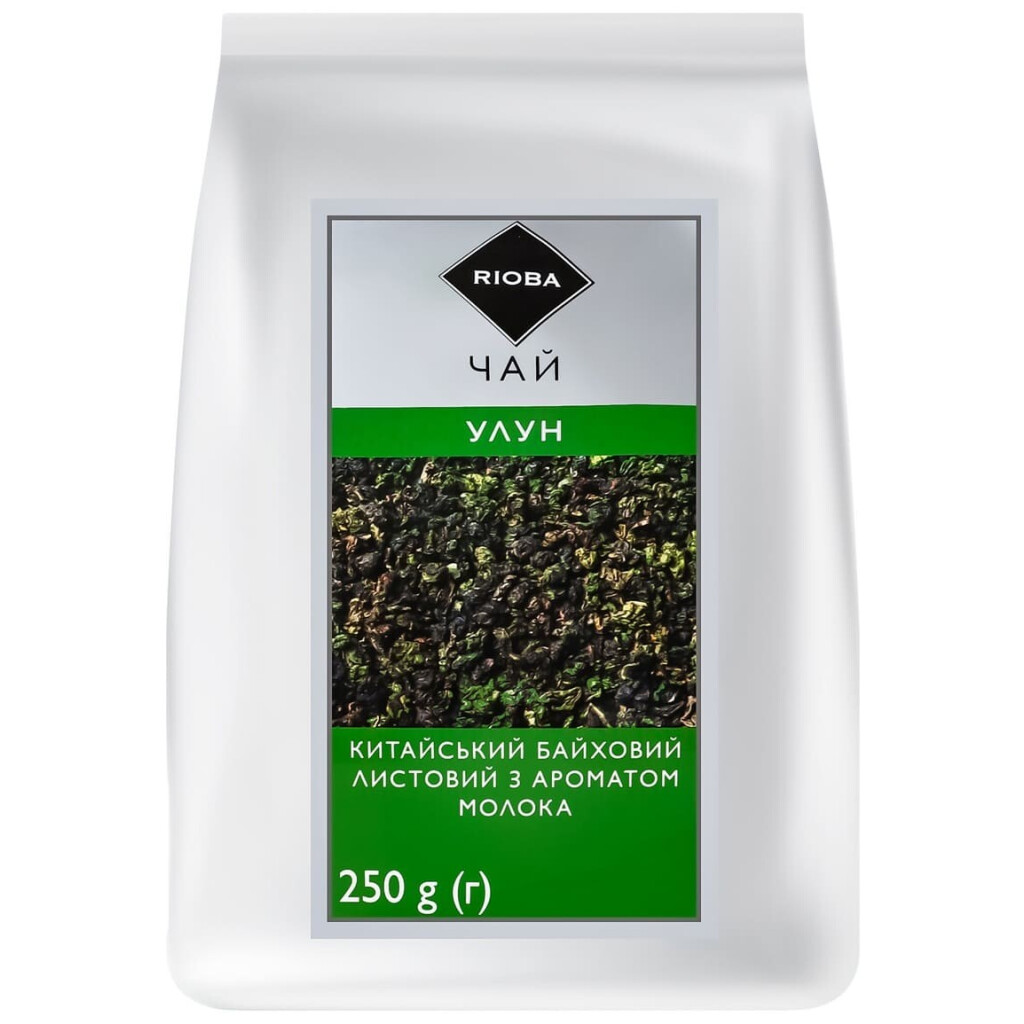 Чай листовой Rioba Улун с ароматом молока байховый, 250г (4823115404558)