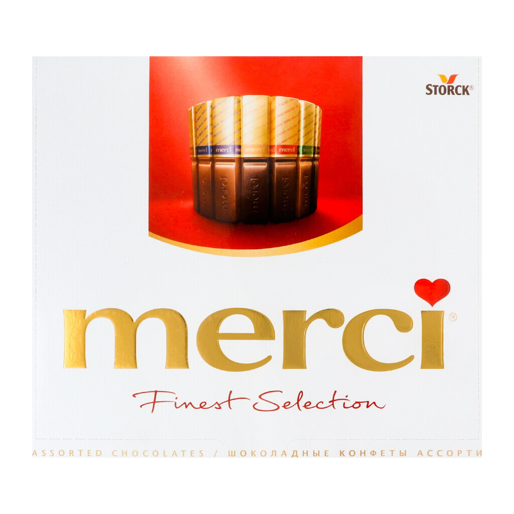Шоколад Merci ассорти, 250г (4014400901191)