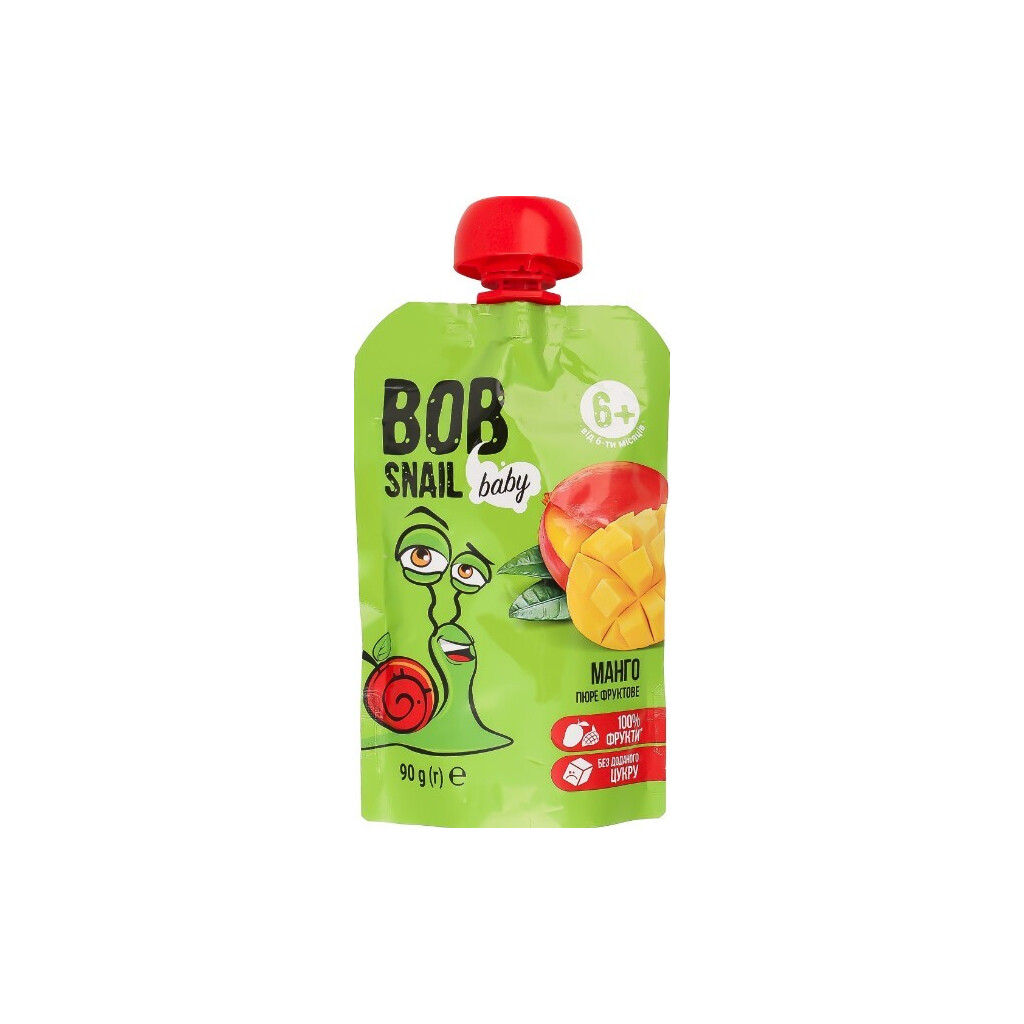 Пюре Bob Snail Baby манго, 90г (4820219343844)