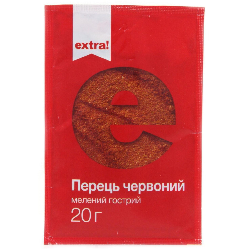 Перец красный Extra! молотый острый, 20г (4824034013159)