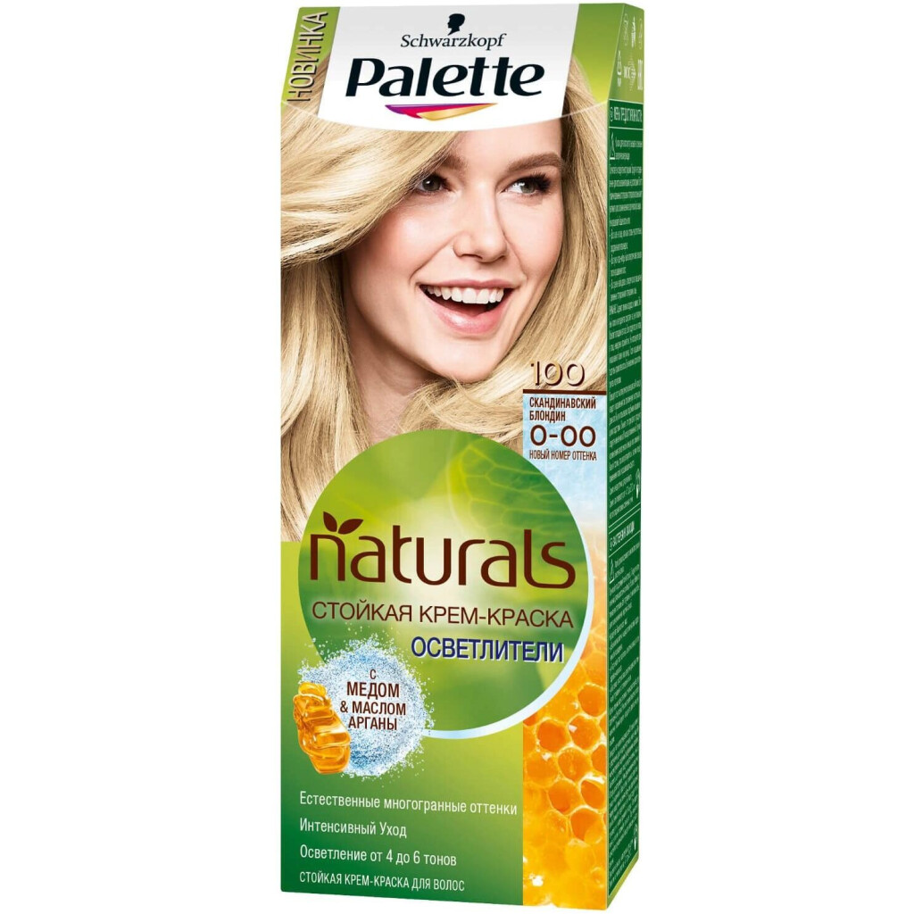 Крем-краска Palette Фито-линия 100 скандинавский.блонд, шт (3838824124308)