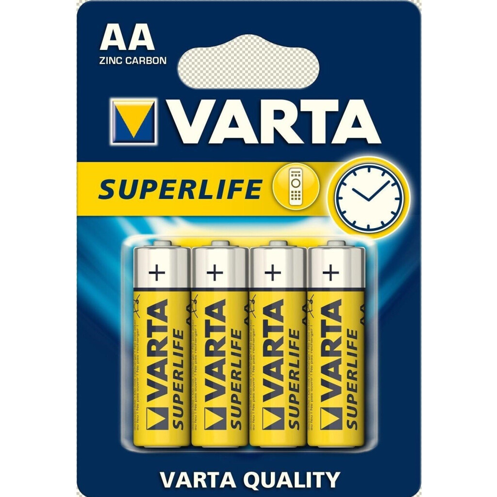 Батарейка Varta 2006 (R6) Superlife, 4шт/уп (4008496556267)