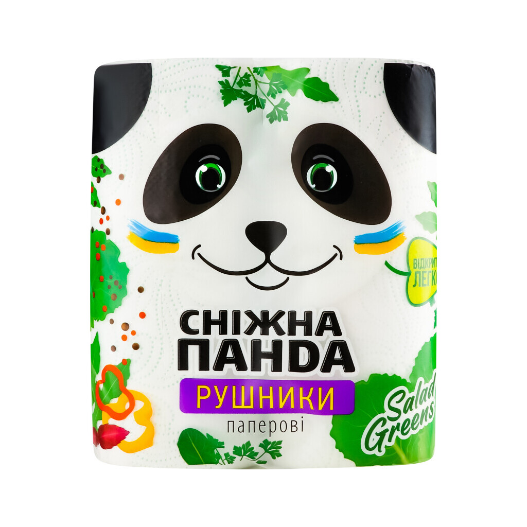 Полотенца бумажные Сніжна панда, 2шт/уп (4823019007978)