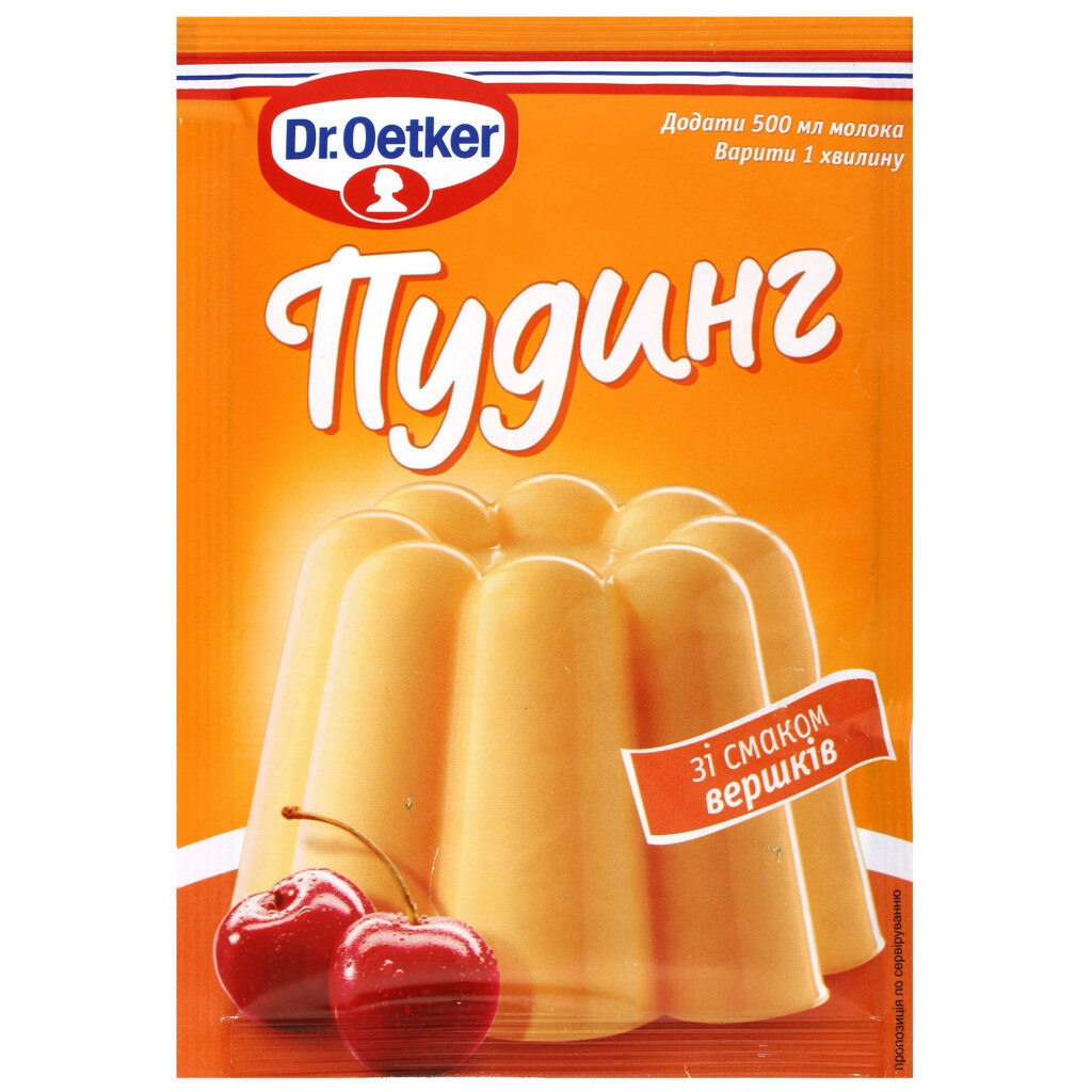 Пудинг Dr.Oetker со сливочным вкусом, 40г (5941132002348)