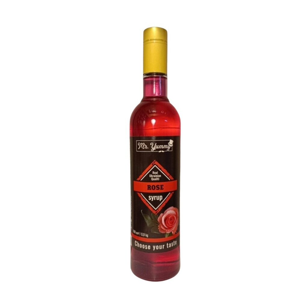 Сироп Mr. Yummy Роза, 700мл
