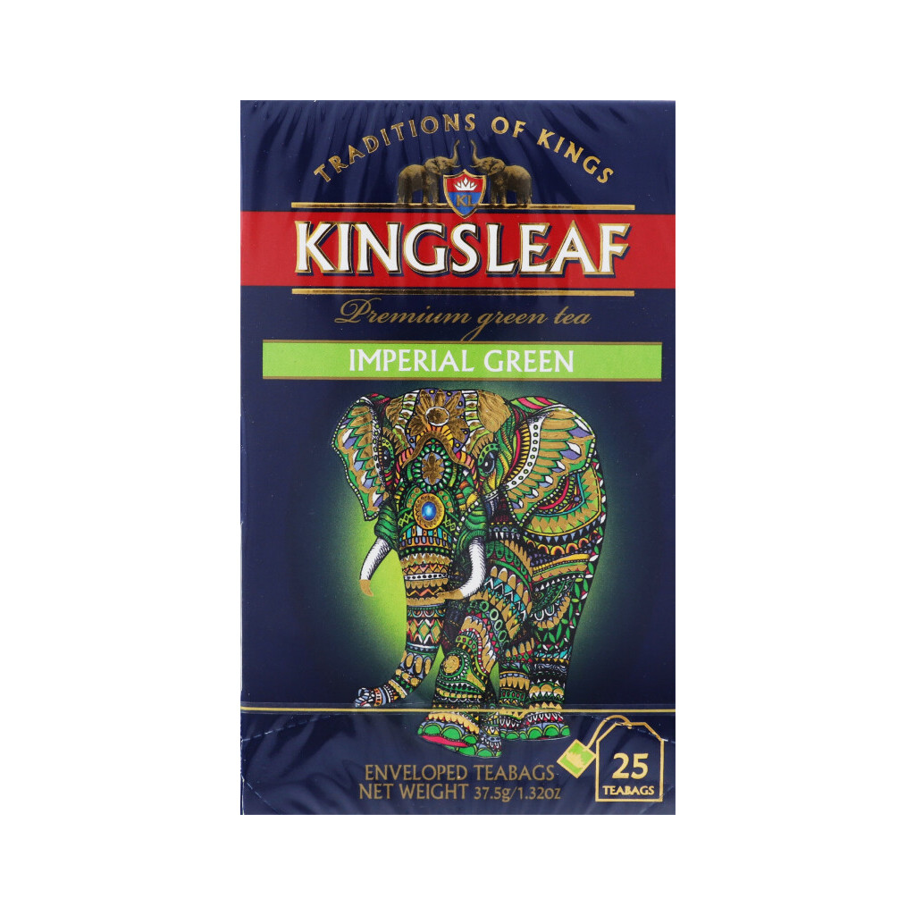 Чай зеленый Kingsleaf Imperial green, 25*1,5г (4792252942554)