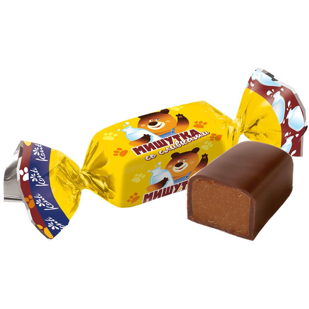 Конфеты Konti Мишутка со сливками, кг