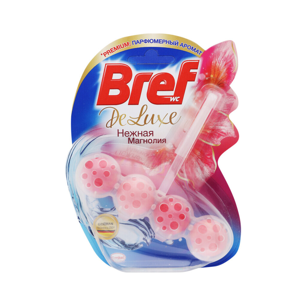 Блок для унітазу Bref DeLuxe Ніжна магнолія, 50г (9000101416879)