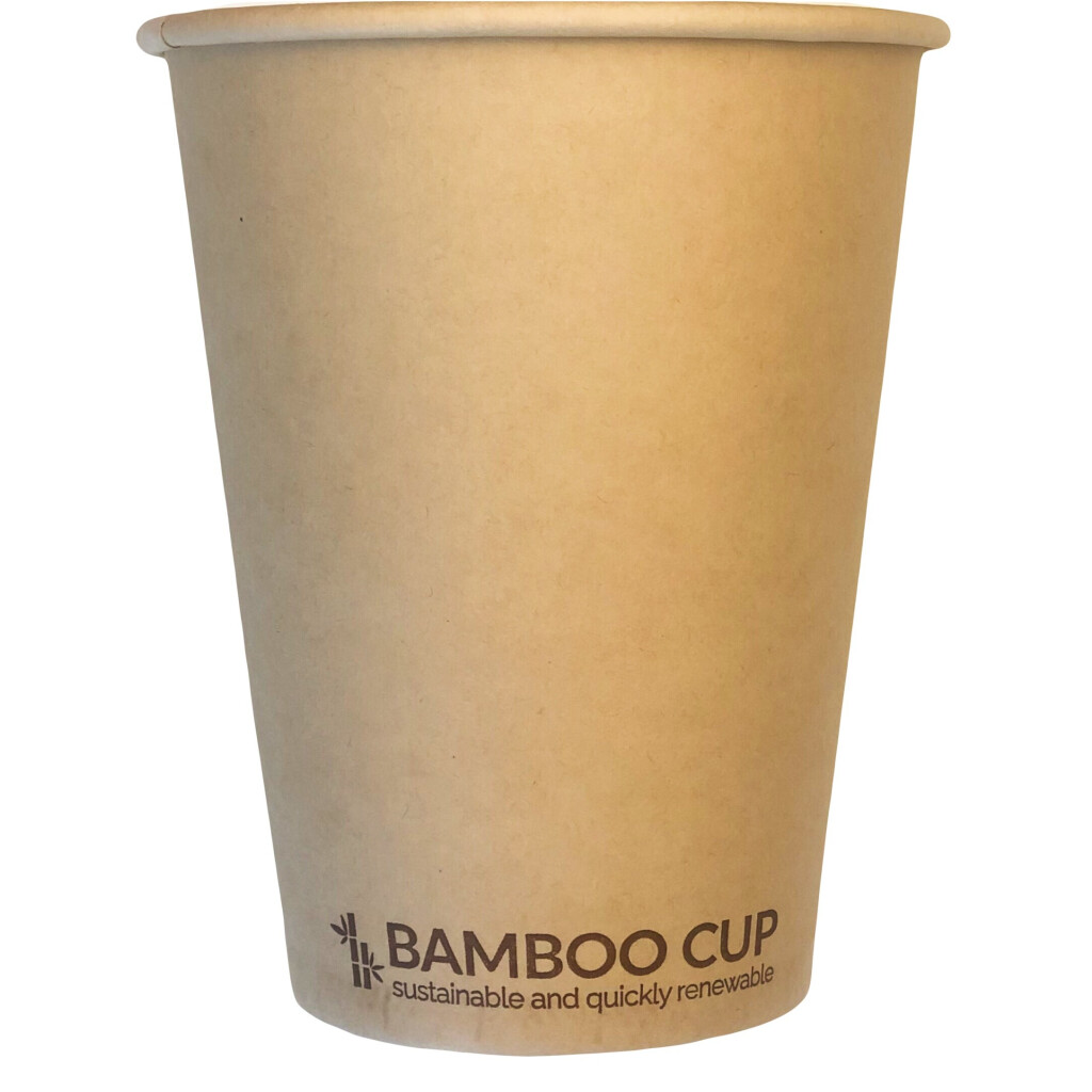 Стаканы бумажные Bamboo 270мл 79мм, 50шт/уп
