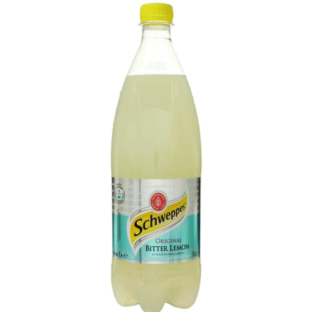 Напиток сокосодерж Schweppes Original Bitter Lemon, 1л (0250010618553)