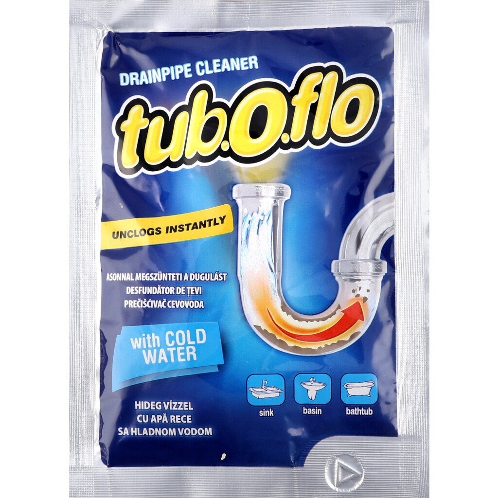 Средство для очистки сливных труб Tub.o.flo, 60г (5201314122609)