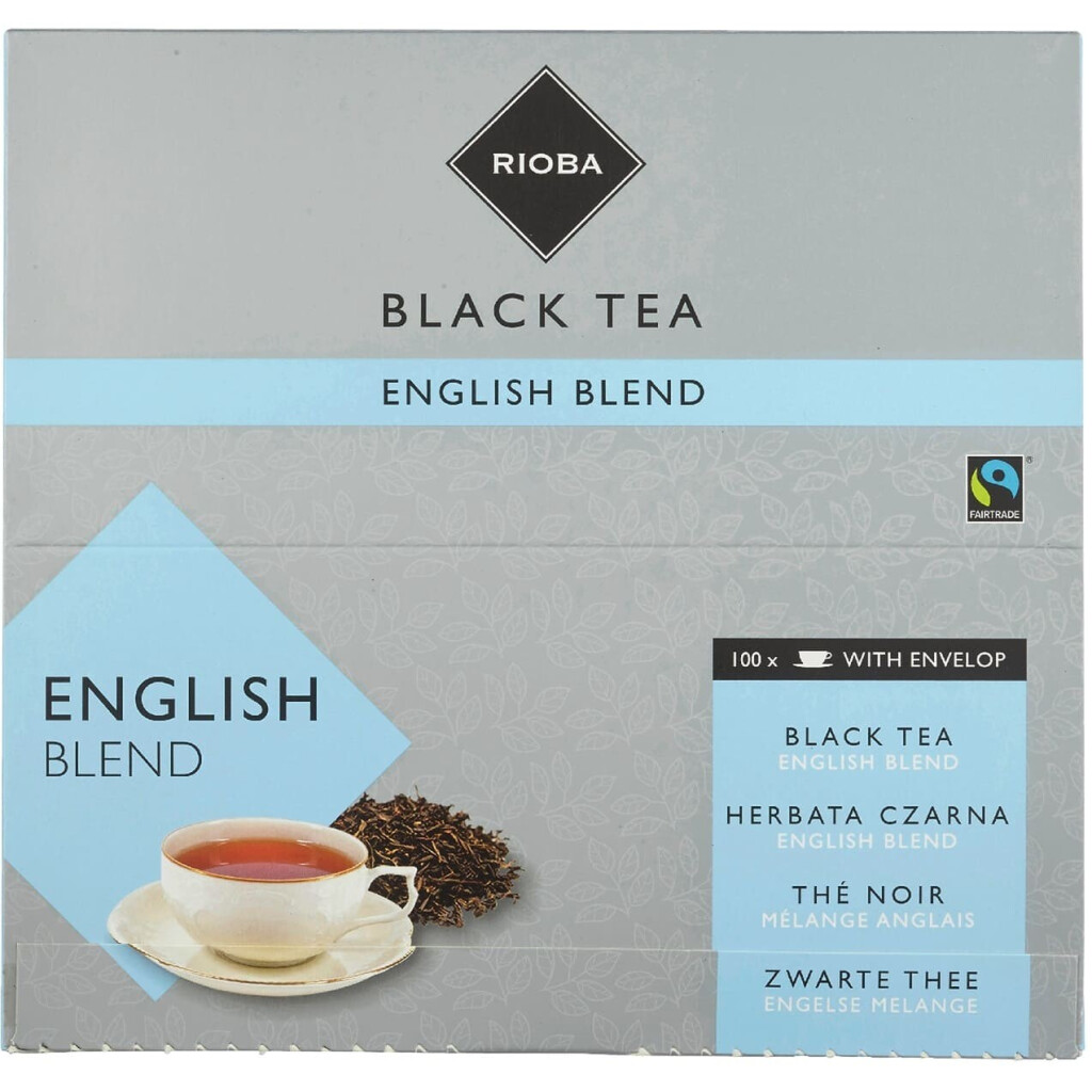 Чай черный Rioba English Blend, 1,5г*100шт (8711576299737)