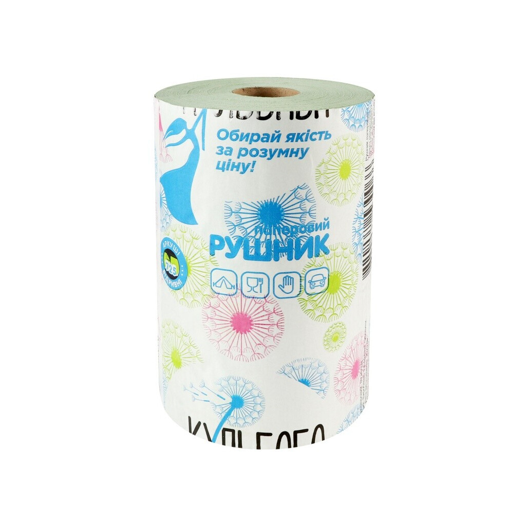 Полотенце бумажное Кульбаба макулатурное, шт (4820268530066)
