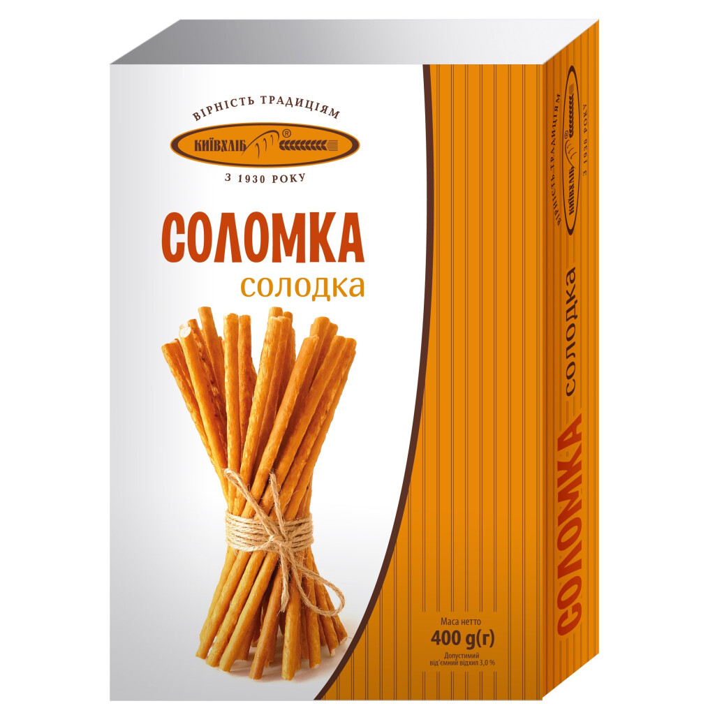 Соломка Київхліб солодка, 400г (4820136406035)
