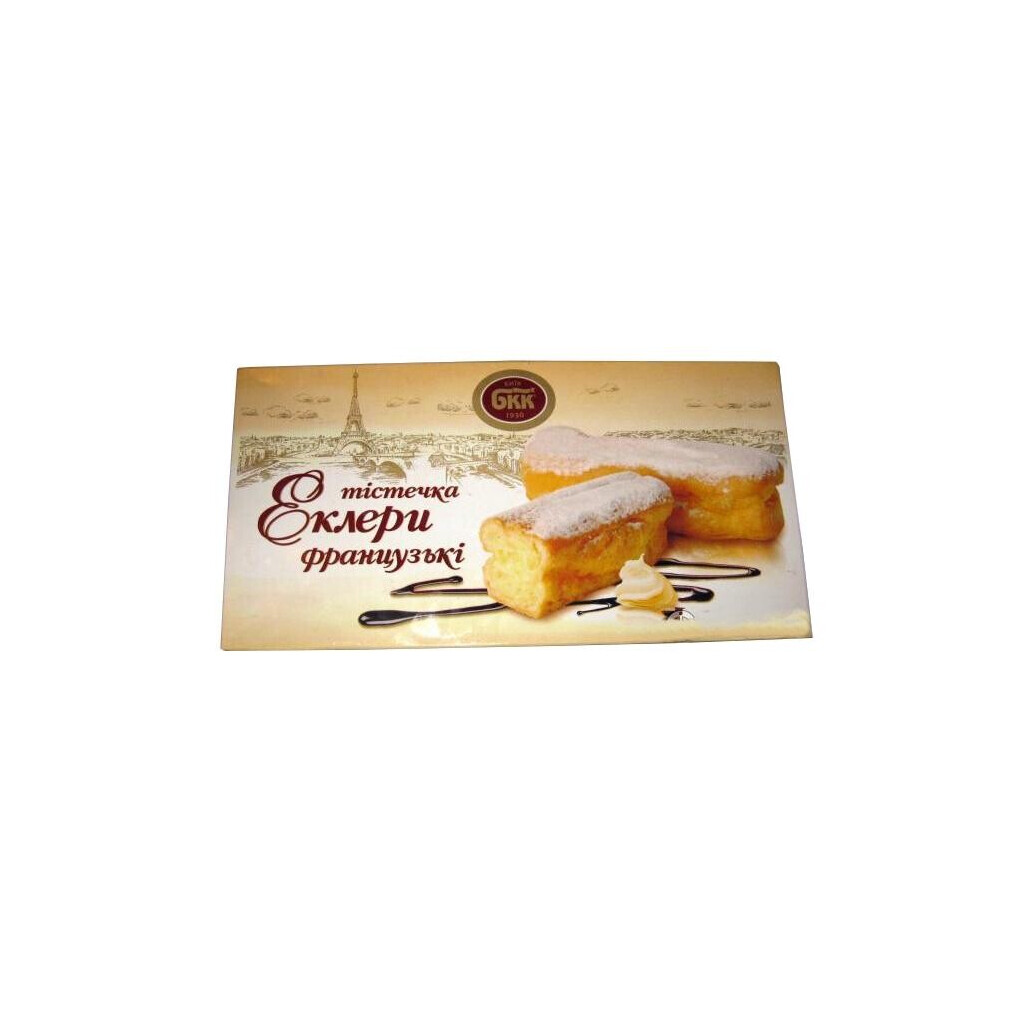 Тістечка БКК Еклер Французський, 165г (4820205870163)